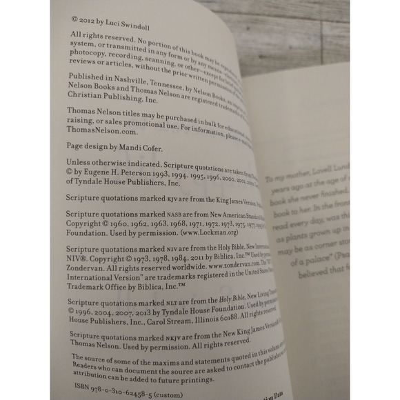 Simple Secrets to a Happy Life by Luci Swindoll 2012 PB Book‎ Religious - Picture 12 of 13